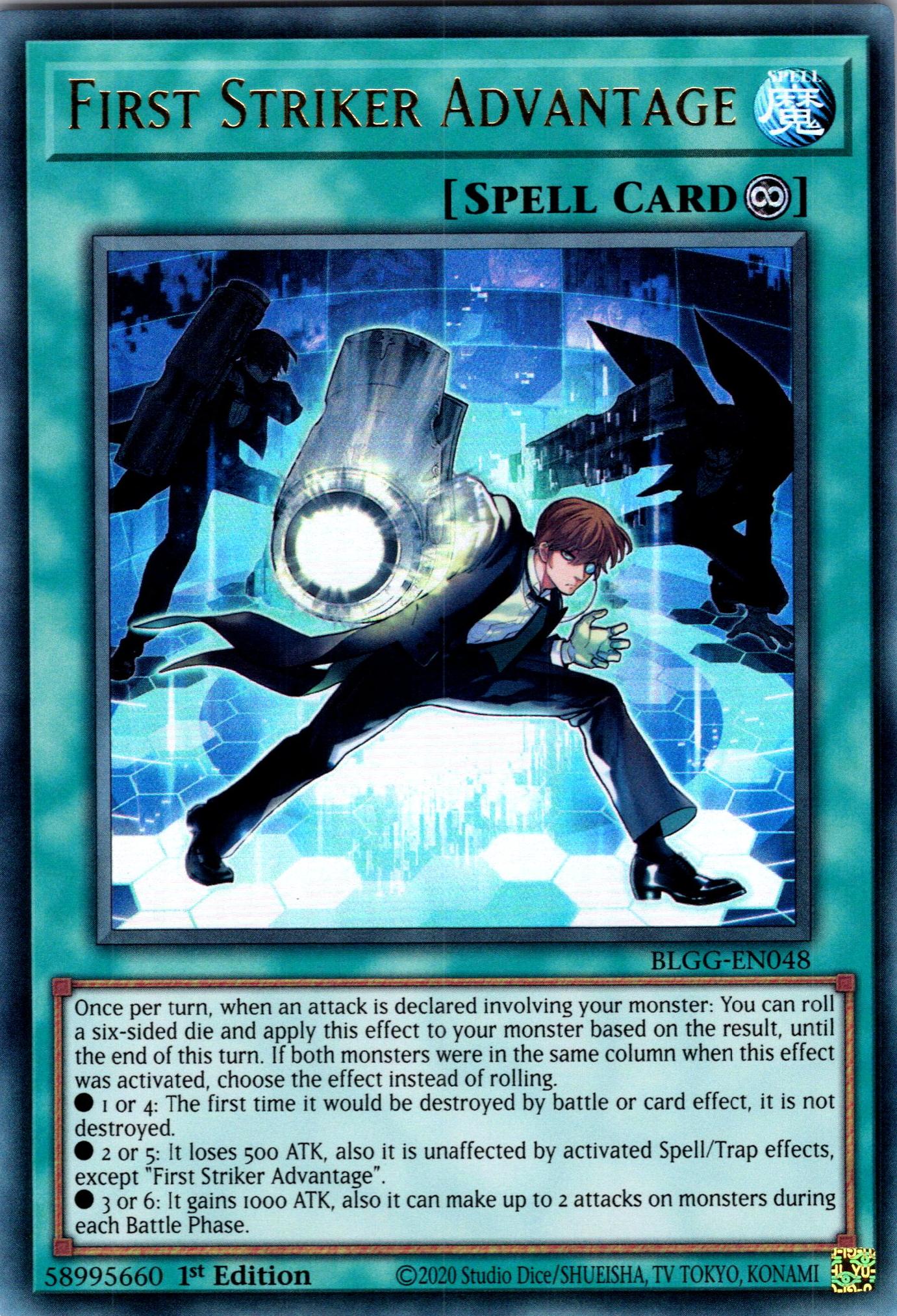 First Striker Advantage - BLGG-EN048 - 1st Edition - Ultra Rare