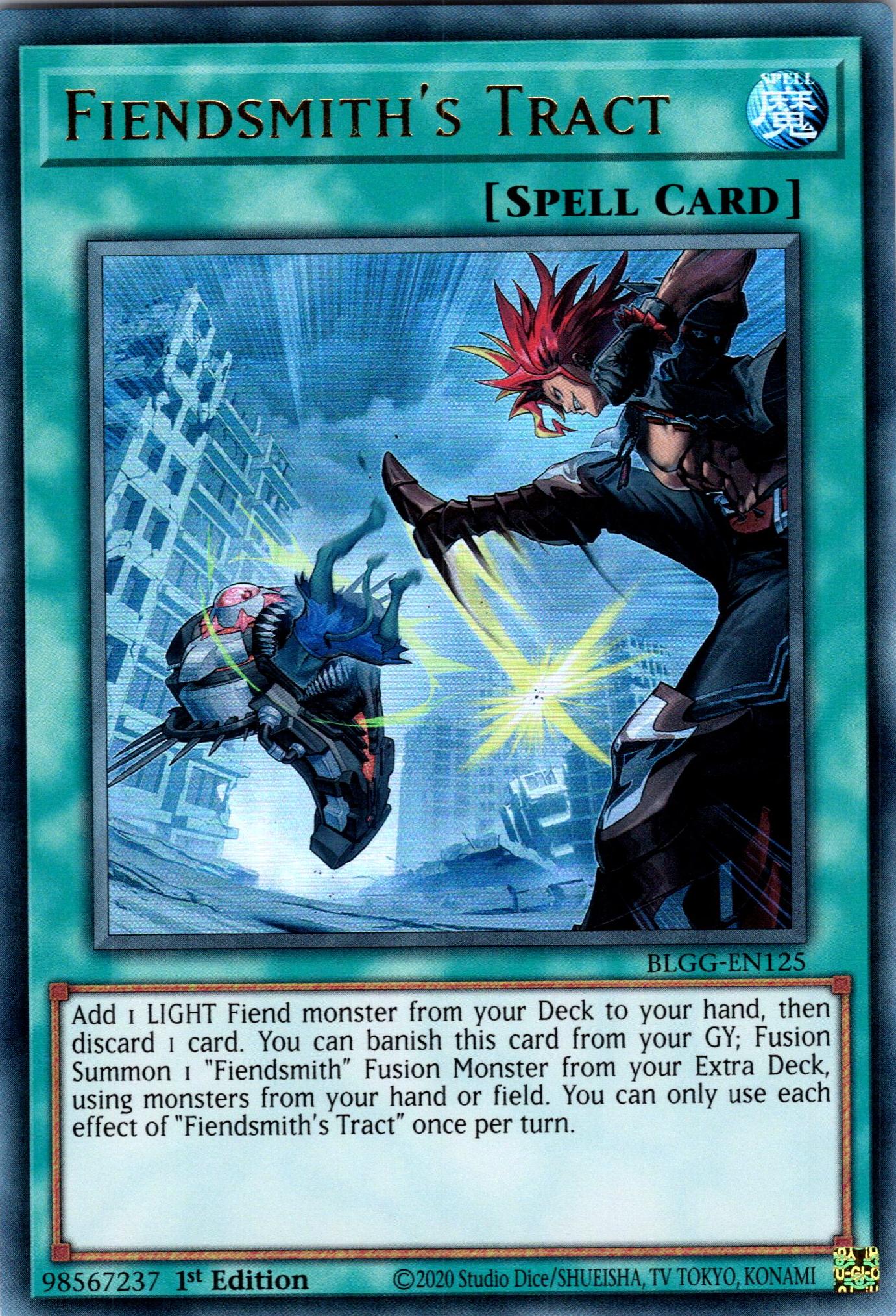 Fiendsmith's Tract - BLGG-EN125 - 1st Edition - Ultra Rare