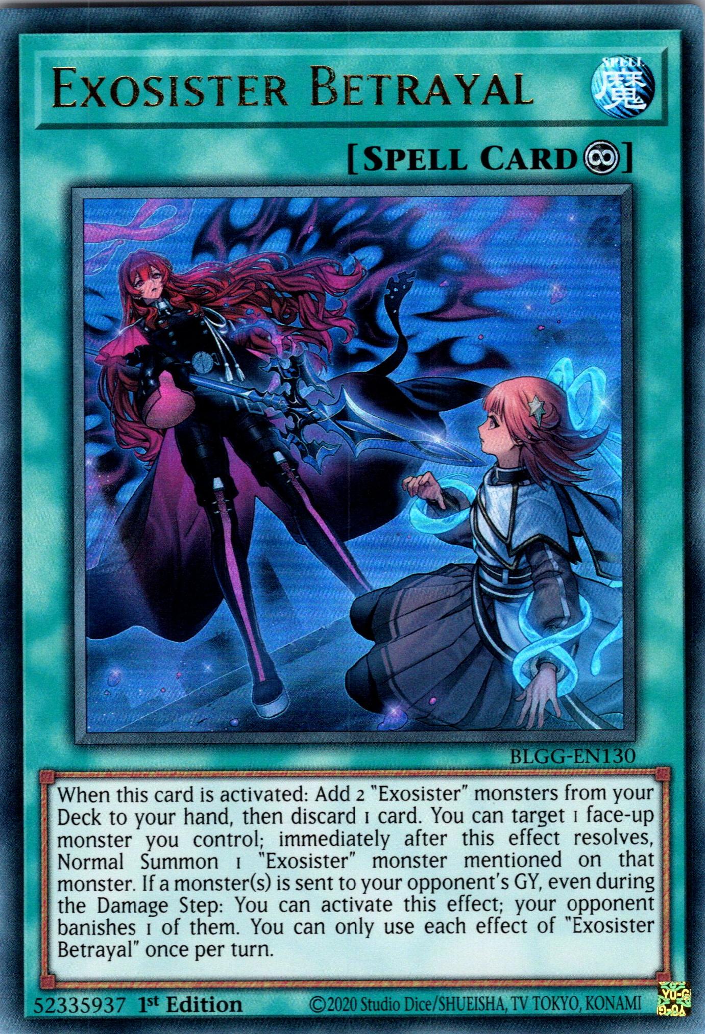 Exosister Betrayal - BLGG-EN130 - 1st Edition - Ultra Rare