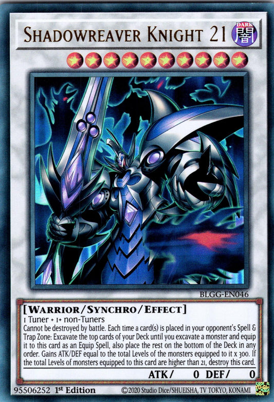 Shadowreaver Knight 21 - BLGG-EN046 - 1st Edition - Ultra Rare