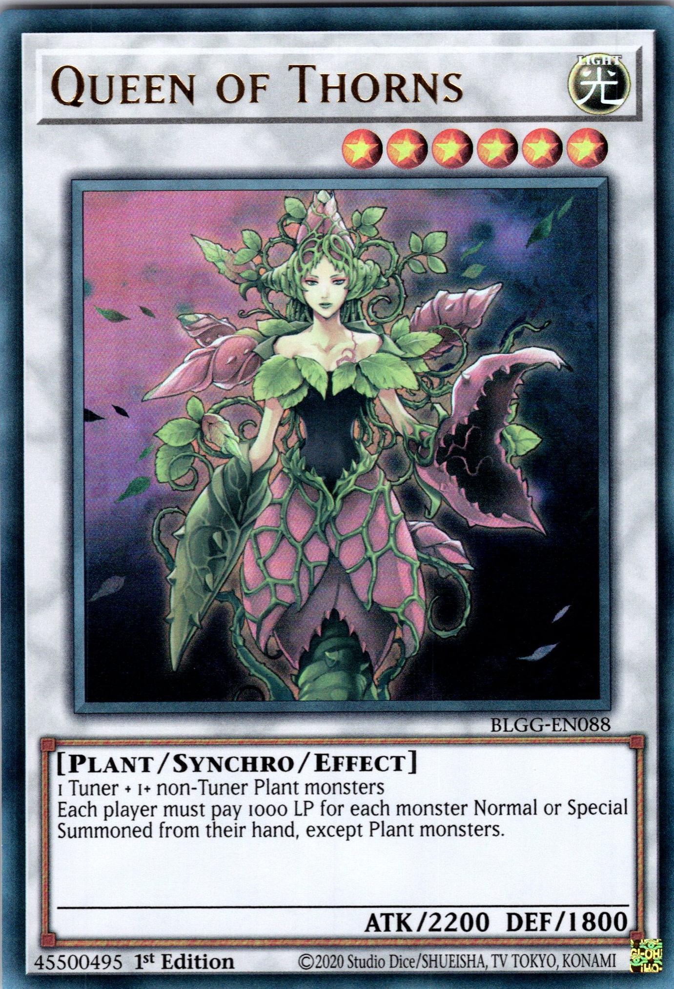 Queen of Thorns - BLGG-EN088 - 1st Edition - Ultra Rare