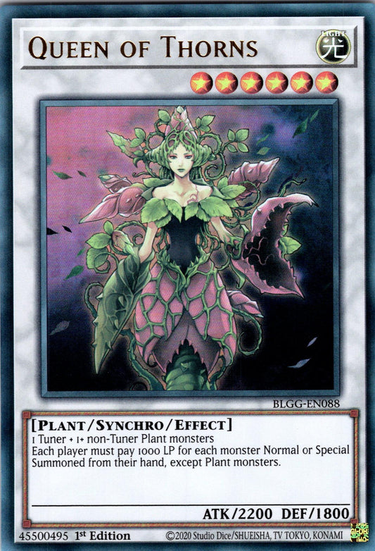 Queen of Thorns - BLGG-EN088 - 1st Edition - Ultra Rare