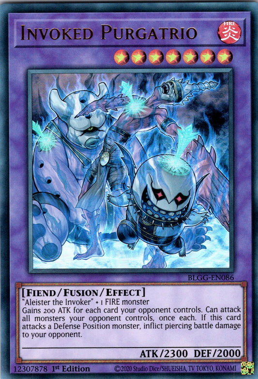 Invoked Purgatrio - BLGG-EN086 - 1st Edition - Ultra Rare