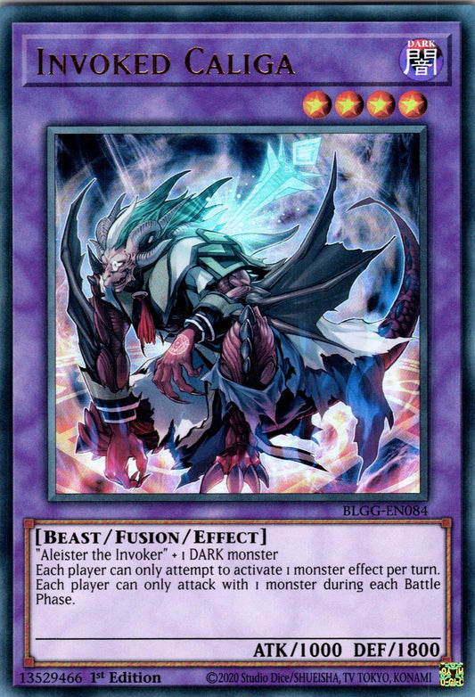 Invoked Caliga - BLGG-EN084 - 1st Edition - Ultra Rare