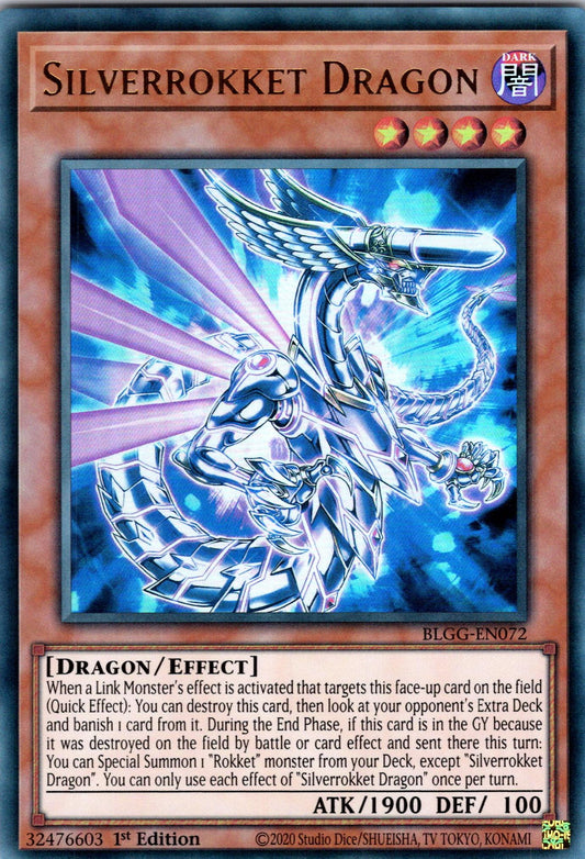 Silverrokket Dragon - BLGG-EN072 - 1st Edition - Ultra Rare