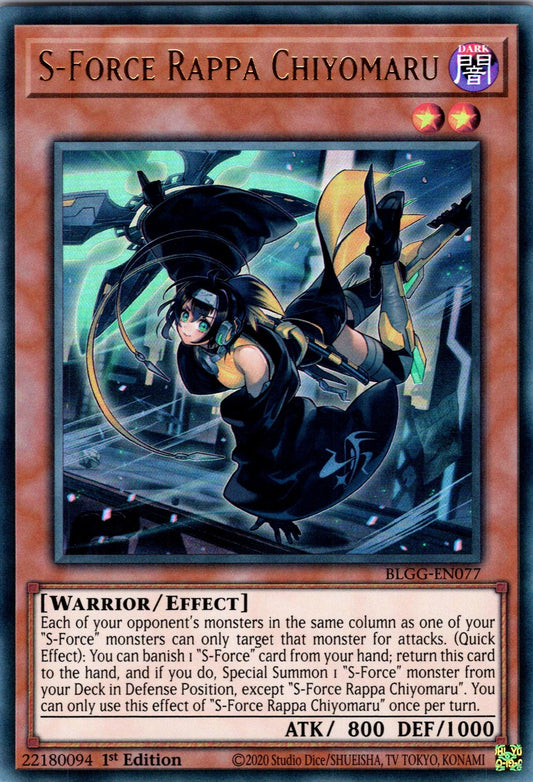 S-Force Rappa Chiyomaru - BLGG-EN077 - 1st Edition - Ultra Rare