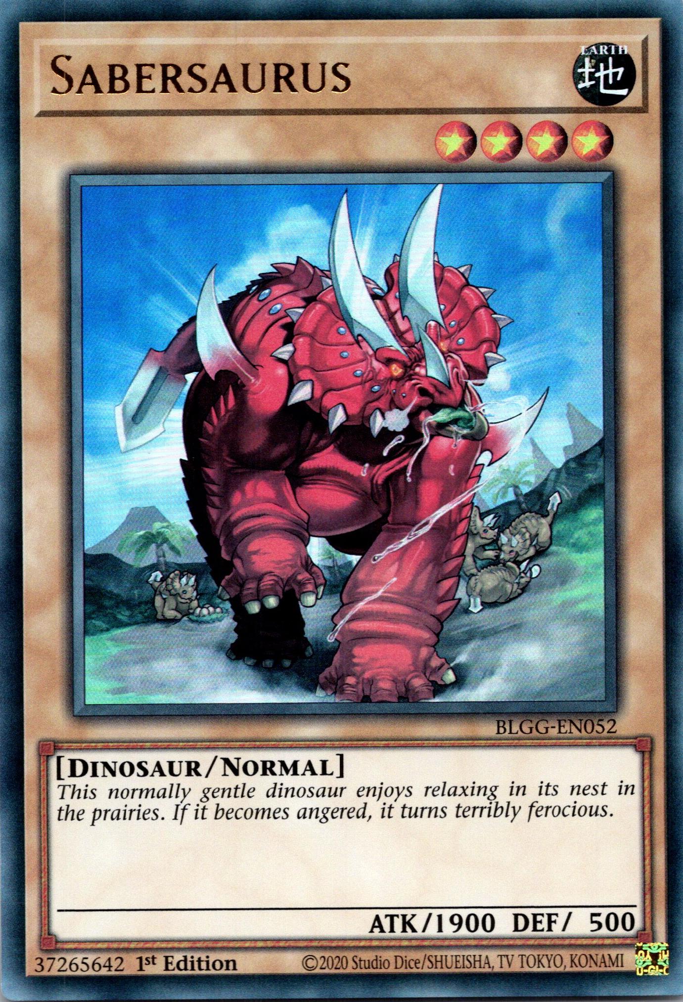 Sabersaurus - BLGG-EN052 - 1st Edition - Ultra Rare