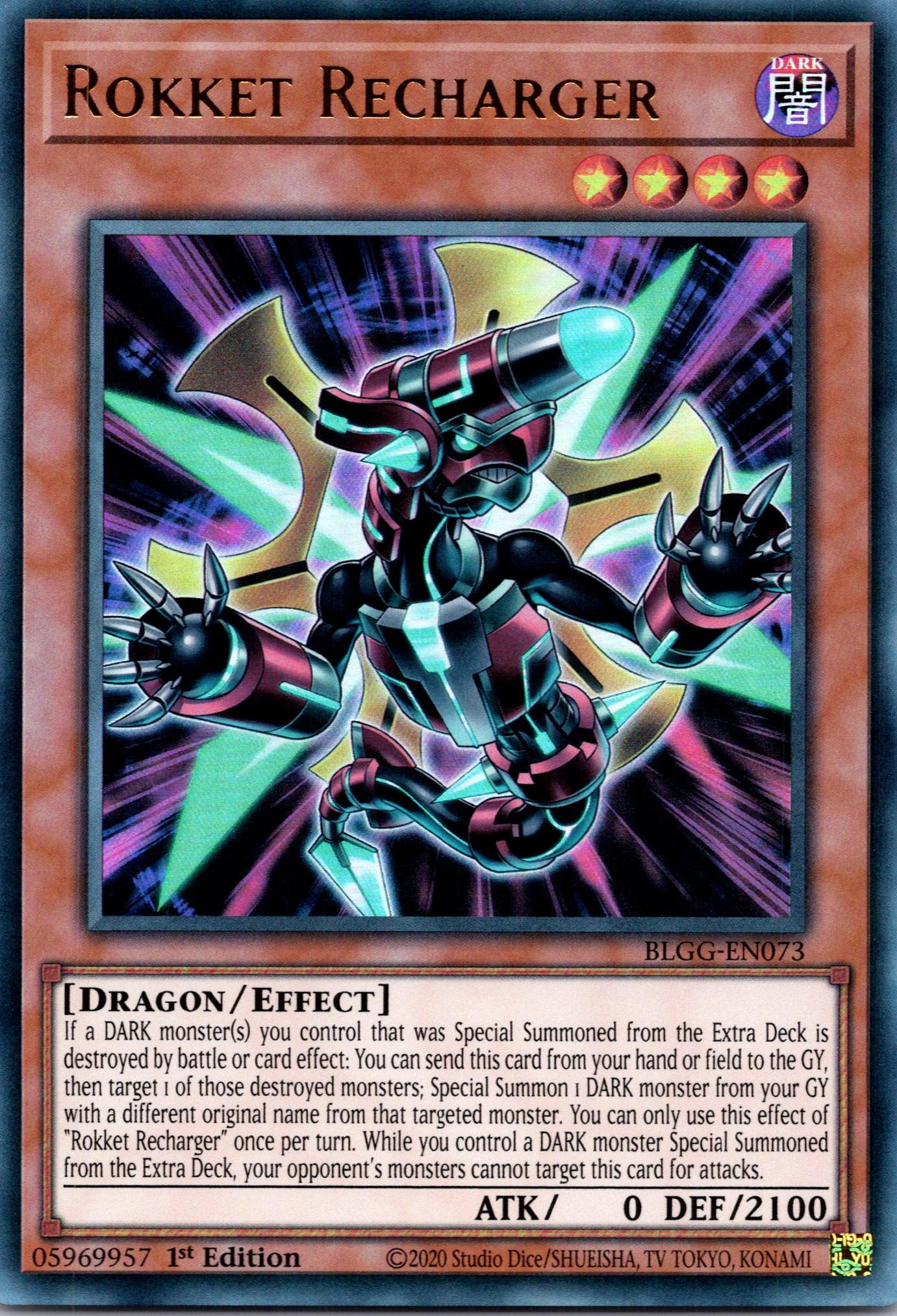 Rokket Recharger - BLGG-EN073 - 1st Edition - Ultra Rare