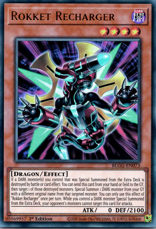 Rokket Recharger - BLGG-EN073 - 1st Edition - Ultra Rare