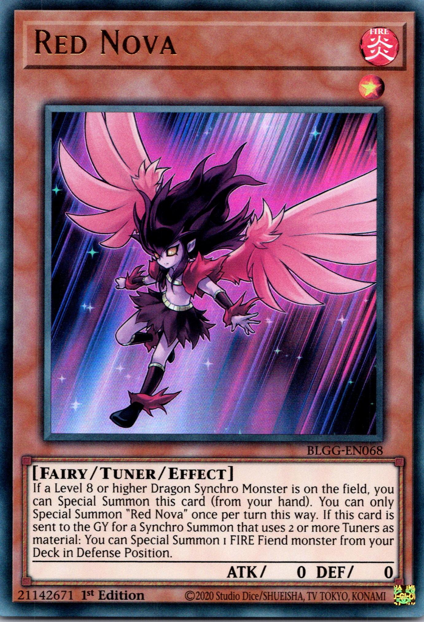 Red Nova - BLGG-EN068 - 1st Edition - Ultra Rare