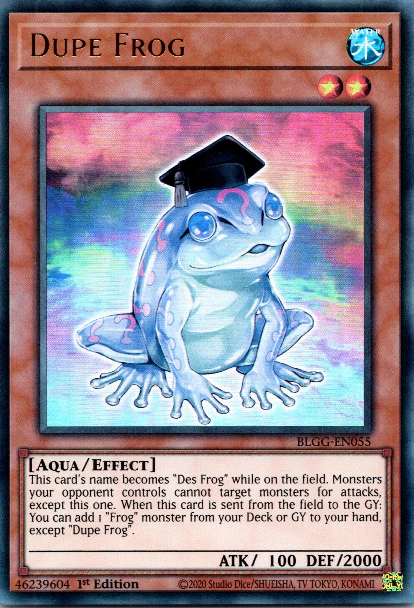 Dupe Frog - BLGG-EN055 - 1st Edition - Ultra Rare