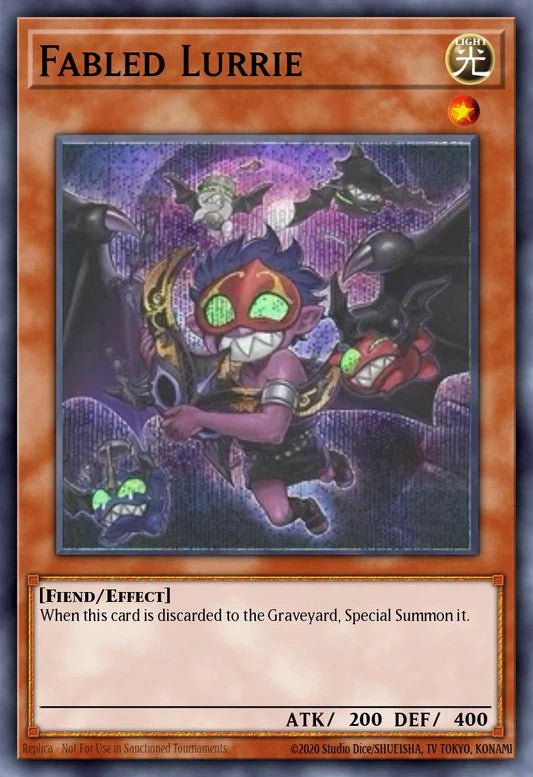Fabled Lurrie (Alternate Artwork) - BLMM-EN104 - 1st Edition - Secret Rare