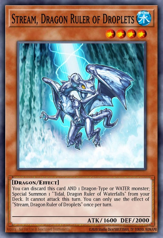 Stream, Dragon Ruler of Droplets - BLMM-EN122 - 1st Edition - Secret Rare