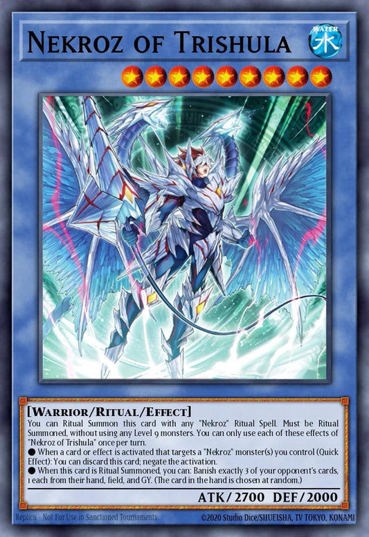 Nekroz of Trishula (Alternate Artwork) - BLMM-EN132 - 1st Edition - Secret Rare