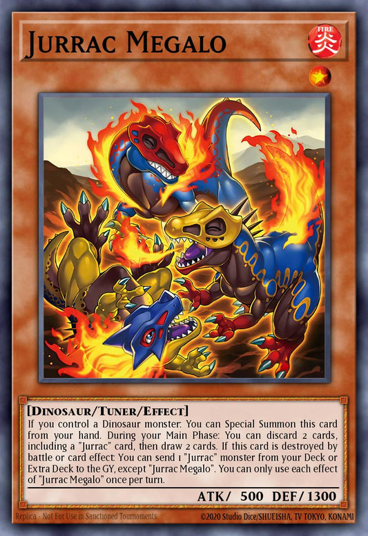 Jurrac Megalo - BLMM-EN016 - 1st Edition - Ultra Rare