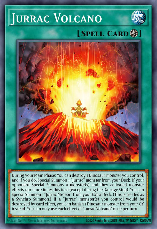Jurrac Volcano - BLMM-EN019 - 1st Edition - Secret Rare