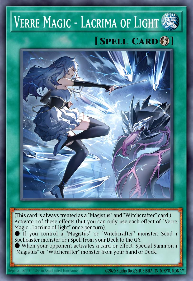 Verre Magic – Lacrima of Light - BLMM-EN046 - 1st Edition - Secret Rare