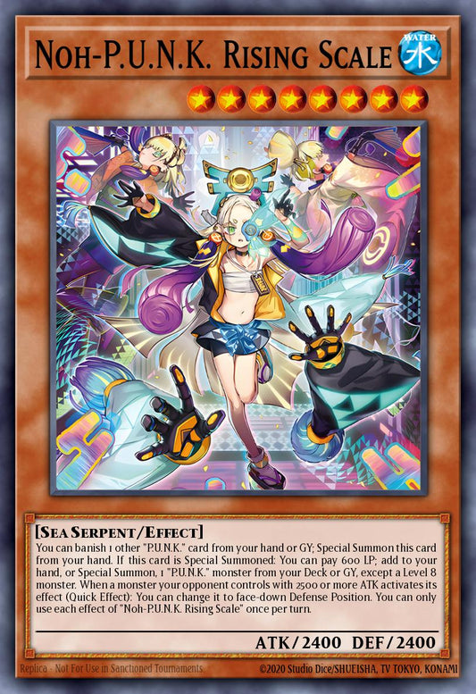 Noh-P.U.N.K. Rising Scale - BLMM-EN050 - 1st Edition - Emblazoned Ultra Rare