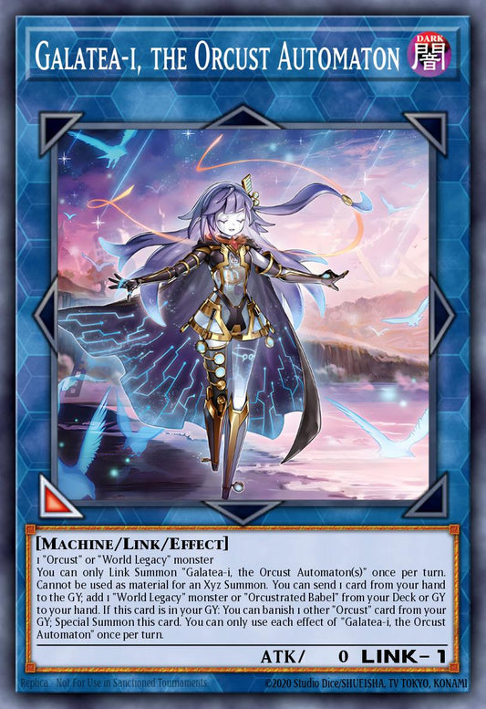 Galatea-I, the Orcust Automaton - BLMM-EN053 - 1st Edition - Emblazoned Ultra Rare