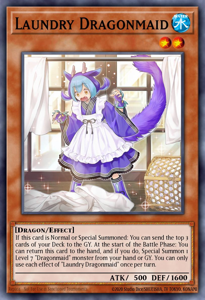 Laundry Dragonmaid - BLMM-EN056 - 1st Edition - Emblazoned Ultra Rare