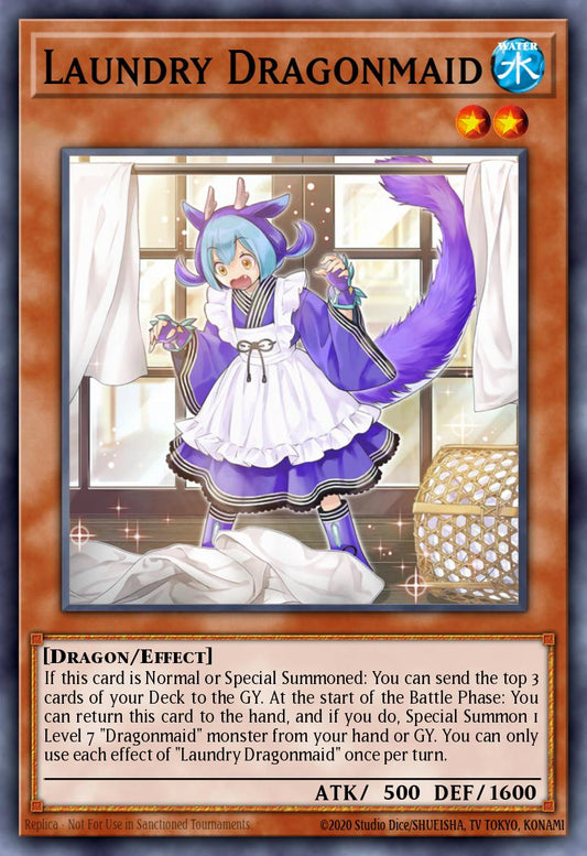 Laundry Dragonmaid - BLMM-EN056 - 1st Edition - Emblazoned Ultra Rare