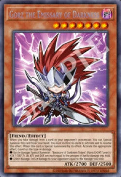 Gorz the Emissary of Darkness (Chibi Artwork) - BLMM-EN005 - 1st Edition - Secret Rare