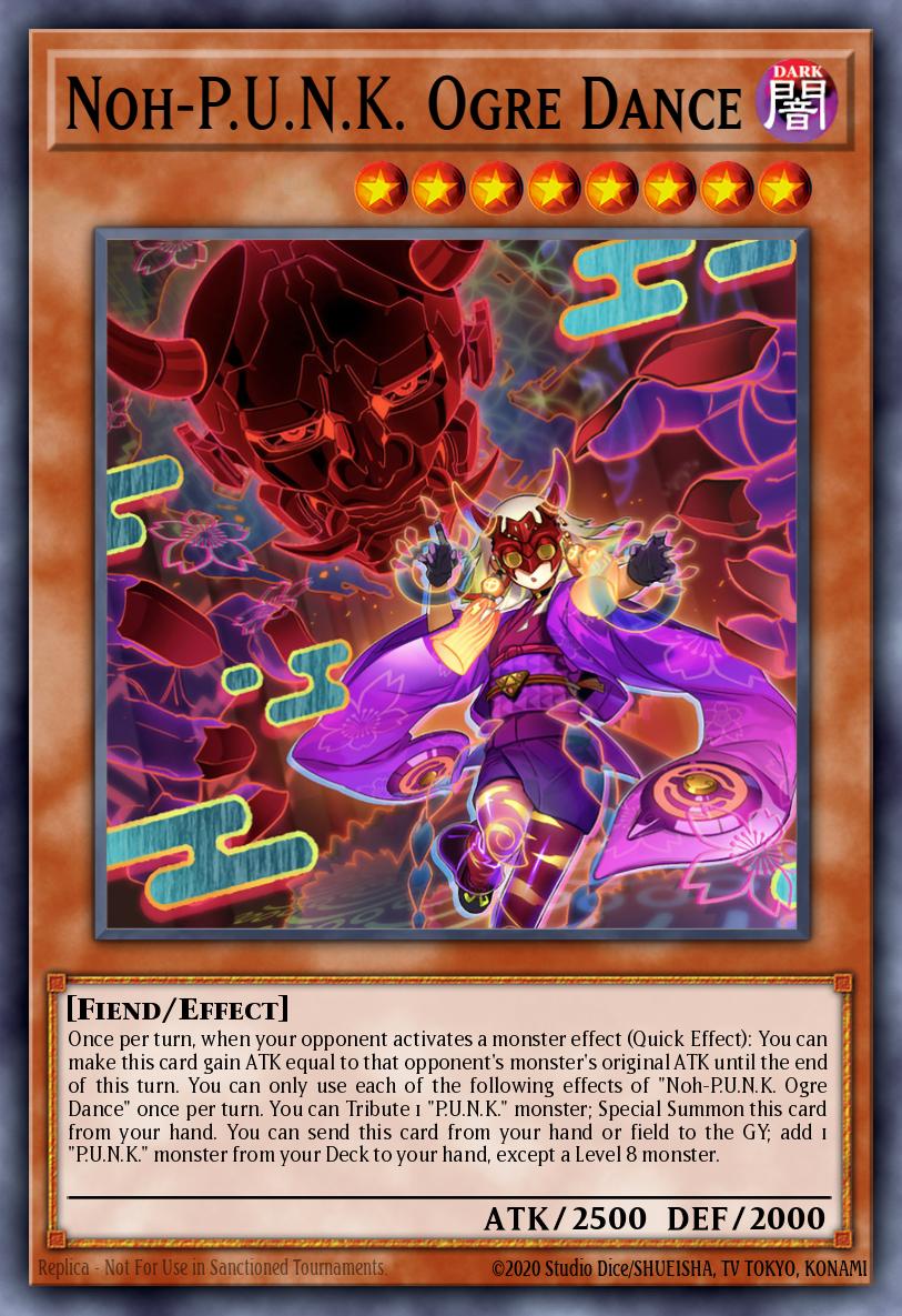Noh-P.U.N.K. Ogre Dance - BLMM-EN075 - 1st Edition - Emblazoned Ultra Rare