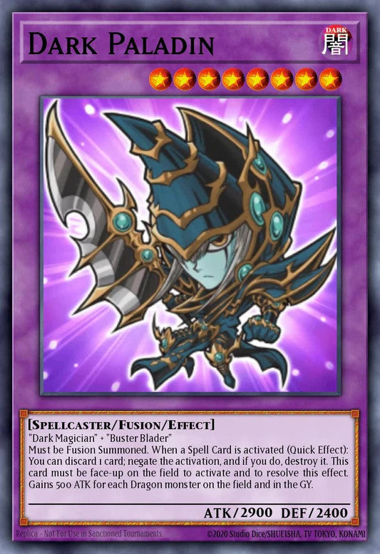 Dark Paladin (Chibi Artwork) - BLMM-EN008 - 1st Edition - Secret Rare