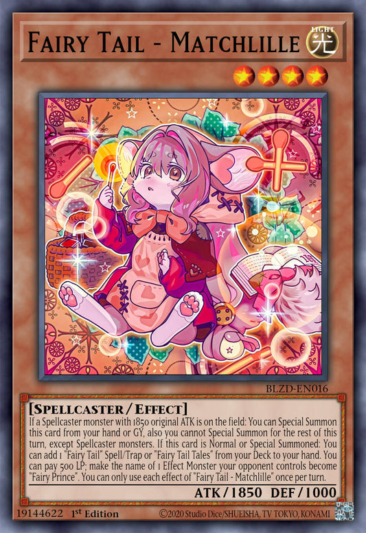 Fairy Tail - Matchgiru - BLZD-EN016 - 1st Edition - Ultra Rare