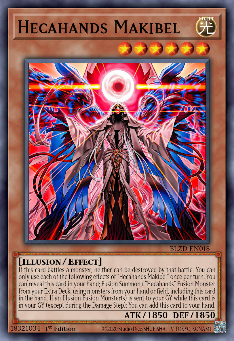 Hecahands Mankibuel - BLZD-EN018 - 1st Edition - Super Rare