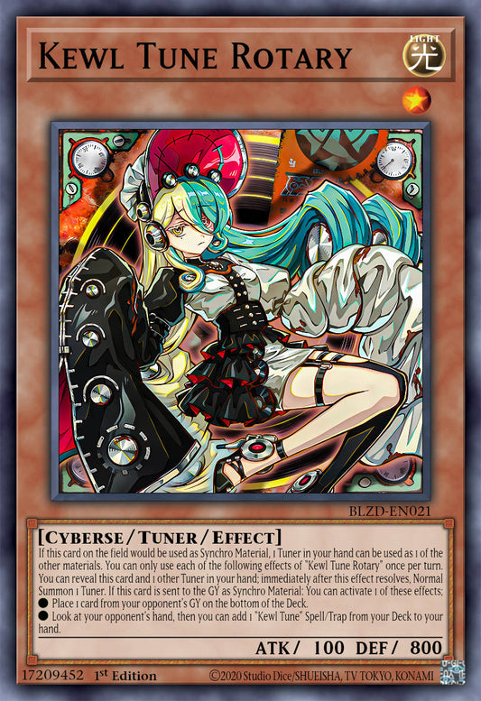 Kewl Tune Rotary - BLZD-EN021 - 1st Edition - Ultra Rare