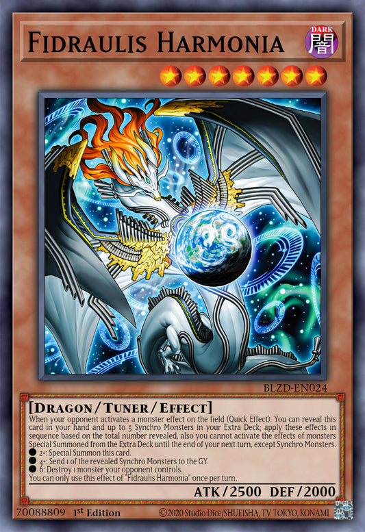 Fydraulis Harmonia - BLZD-EN024 - 1st Edition - Secret Rare