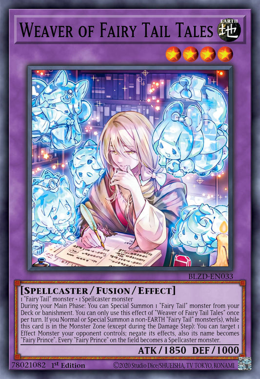 Weaver of Fairy Tails - BLZD-EN033 - 1st Edition - Super Rare