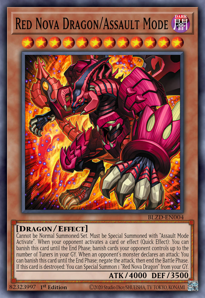Red Nova Dragon/Assault Mode - BLZD-EN004 - 1st Edition - Common