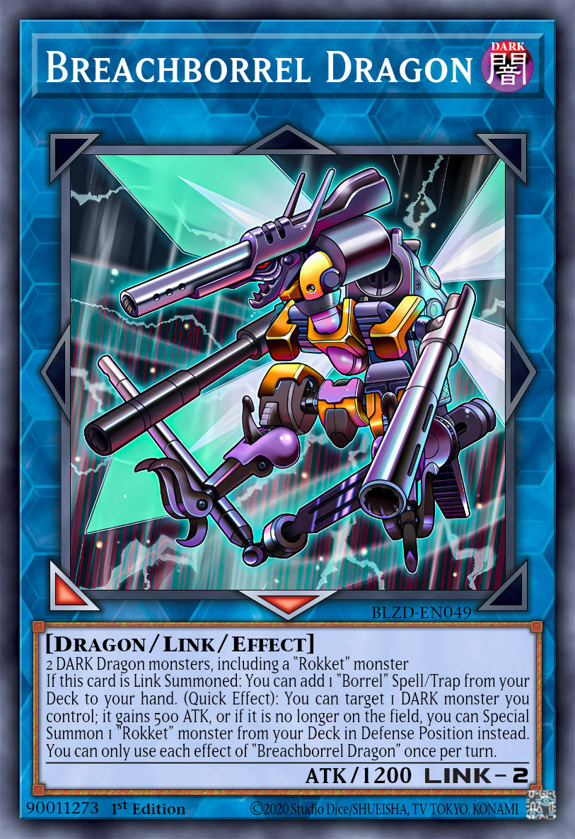 Breachborrel Dragon - BLZD-EN049 - 1st Edition - Super Rare