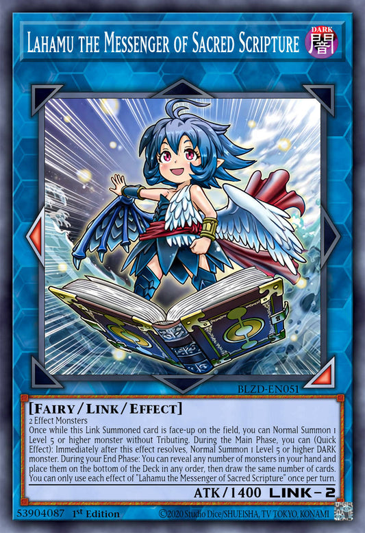 Rahamu, Envoy of the Sacred Tome - BLZD-EN051 - 1st Edition - Common