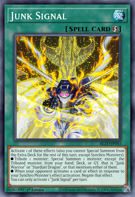 Junk Signal - BLZD-EN053 - 1st Edition - Common
