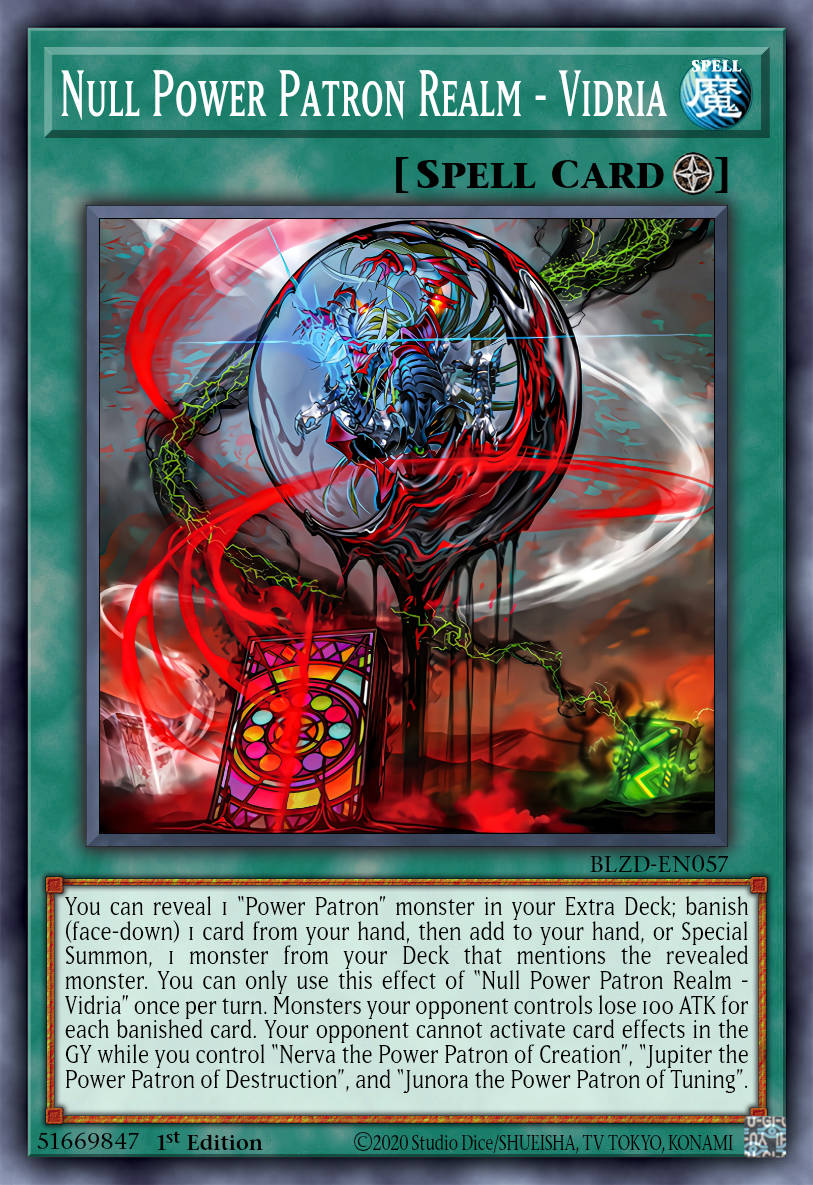Plundered Power Patron Plane - Vidolia - BLZD-EN057 - 1st Edition - Super Rare