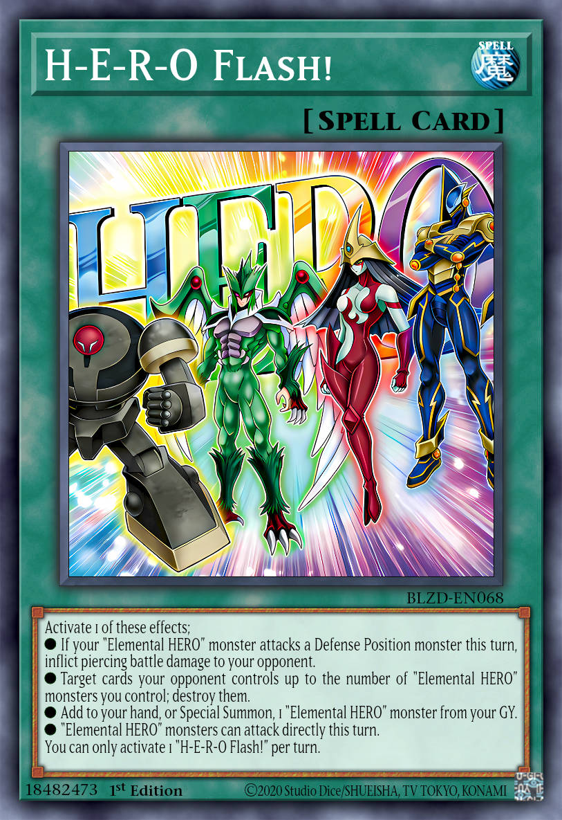 H.E.R.O. Flash! - BLZD-EN068 - 1st Edition - Common