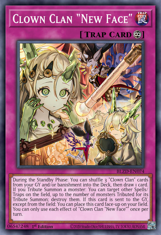 Clown Crew New Face - BLZD-EN074 - 1st Edition - Common