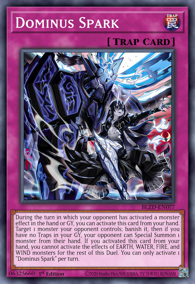 Dominus Spark - BLZD-EN077 - 1st Edition - Secret Rare