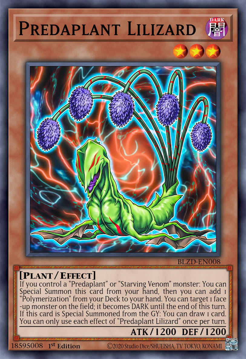 Predaplant Lilizard - BLZD-EN008 - 1st Edition - Common