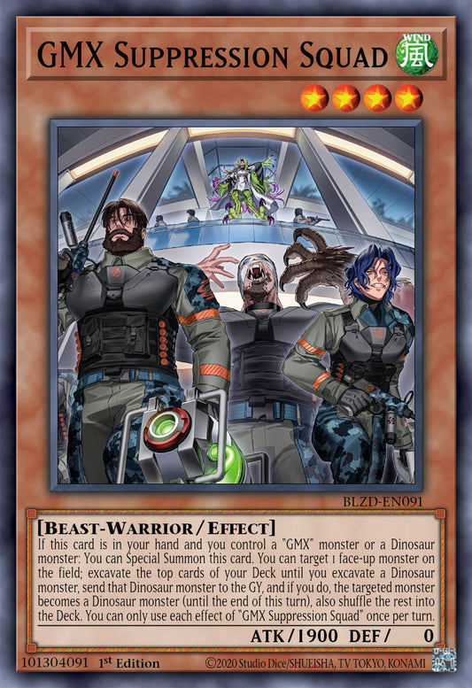 GMX Suppression Squad - BLZD-EN091 - 1st Edition - Common