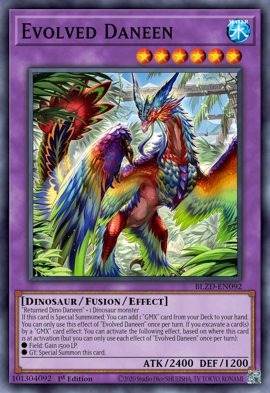 Evolved Daneen - BLZD-EN092 - 1st Edition - Super Rare