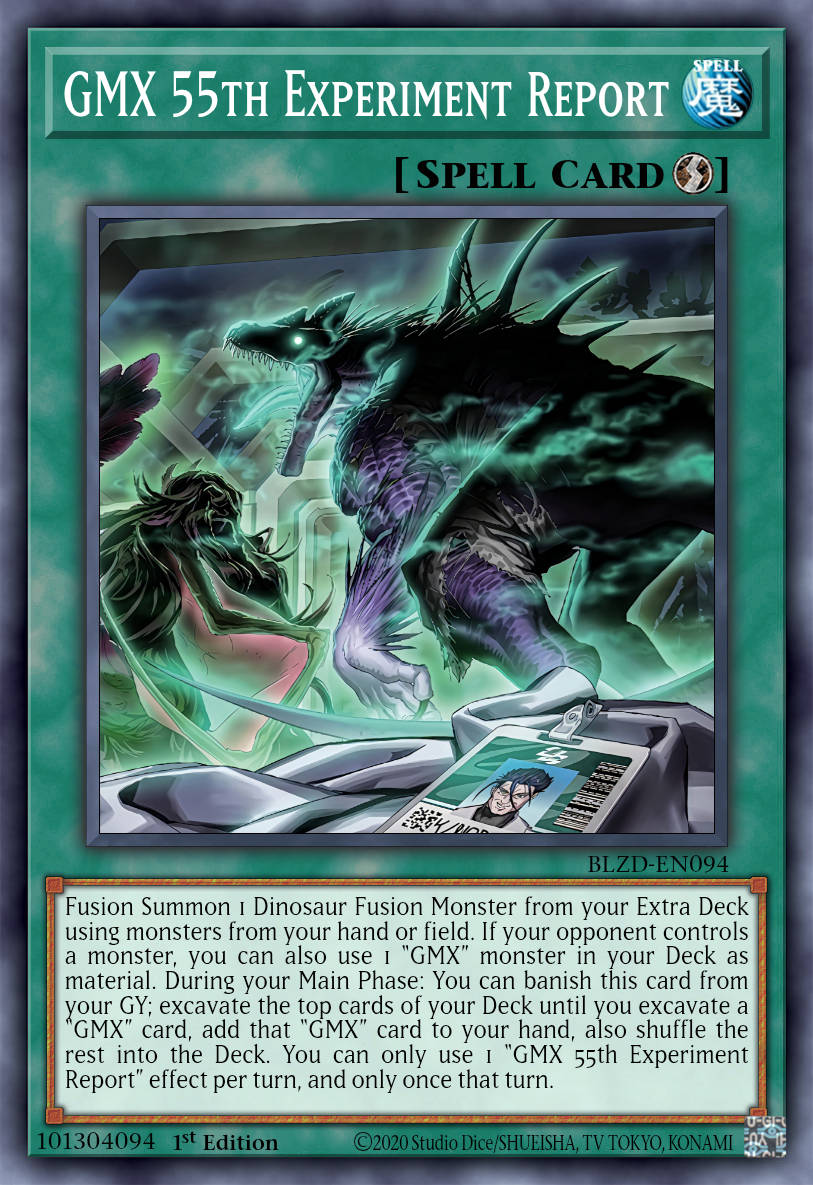 GMX 55th Experiment Report - BLZD-EN094 - 1st Edition - Ultra Rare