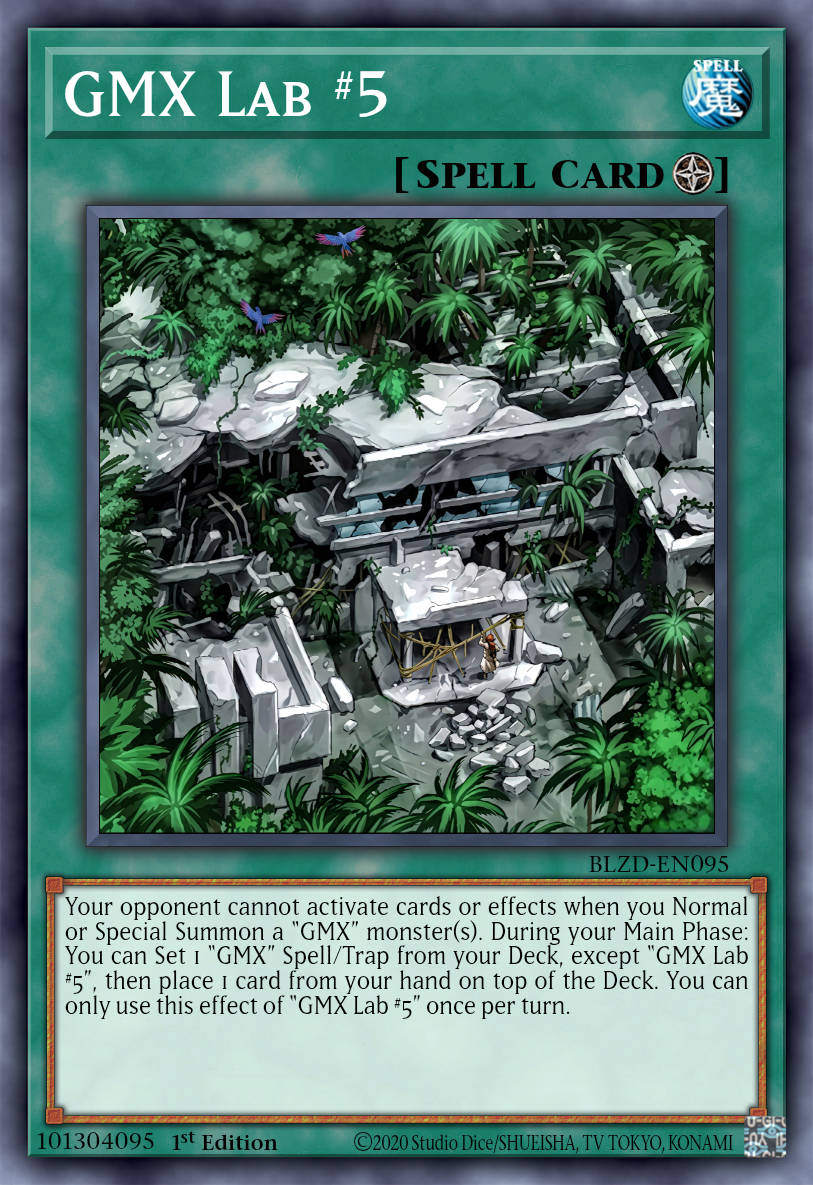 GMX Lab #5 - BLZD-EN095 - 1st Edition - Super Rare