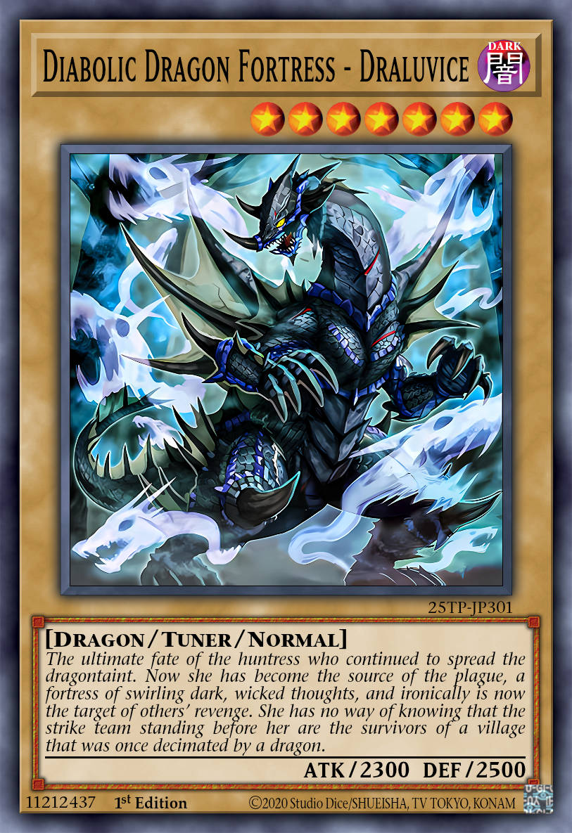 Draluvice the Diabolic Dragon Fortress - BLZD-EN097 - 1st Edition - Common