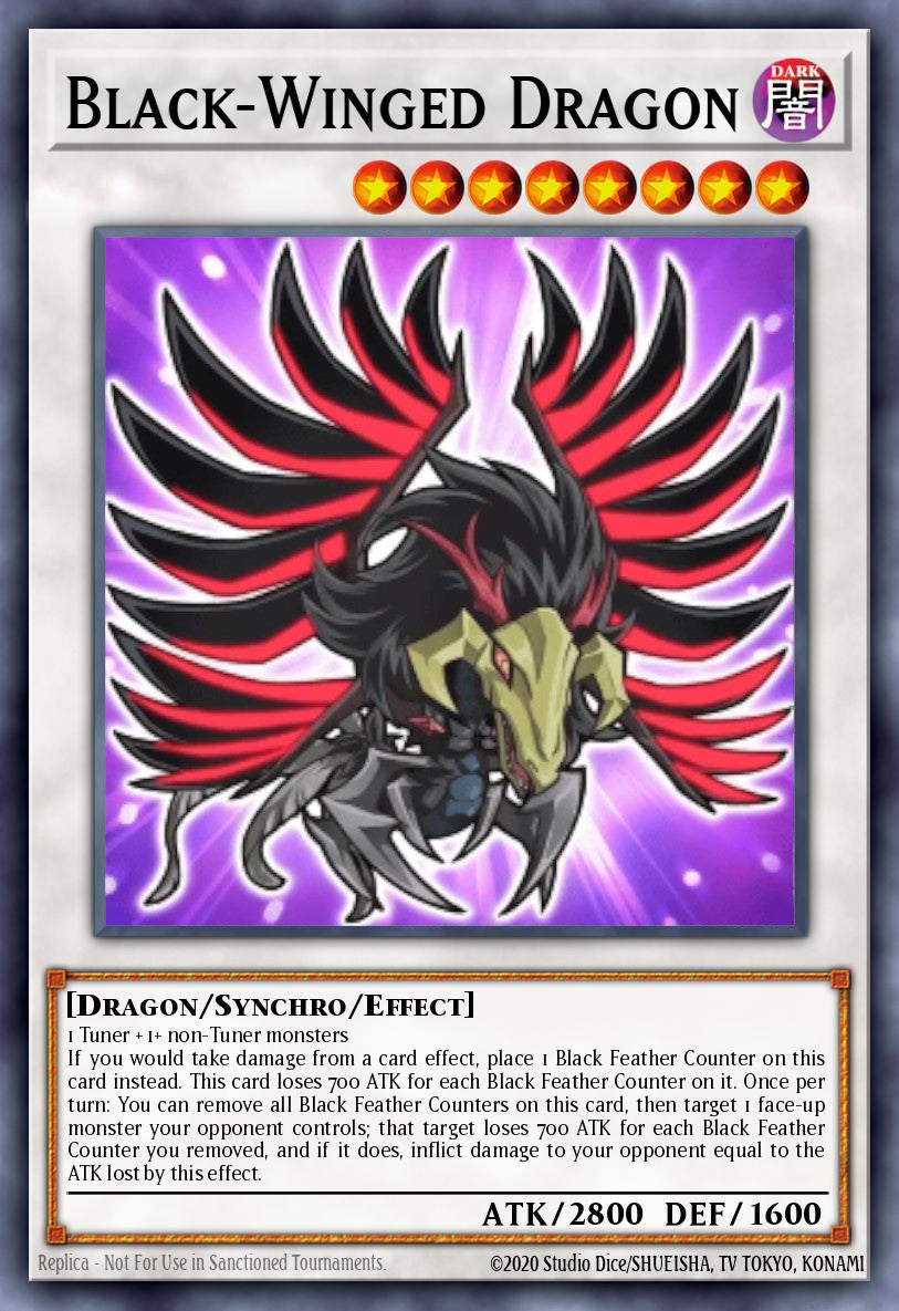 Black-Winged Dragon - L5DD-ENS03 - 1st Edition - Secret Rare