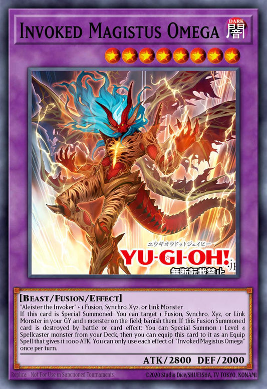 Invoked Magistus Omega - BPRO-EN100 - 1st Edition - Ultra Rare