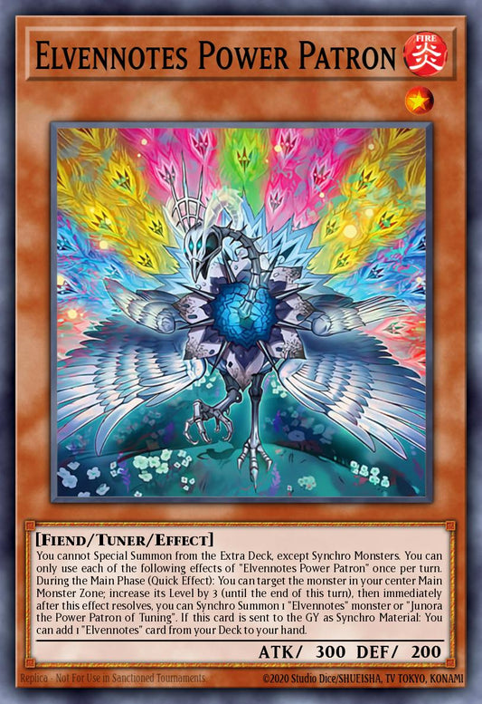 Elfnote Power Patron - BPRO-EN013 - 1st Edition - Super Rare